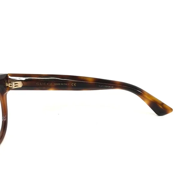 Gucci Eyeglasses Frames GG0209O 002 Brown Tortoise Star  display picture 1